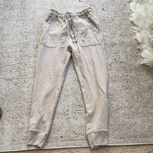 Abercrombie & Fitch Light Beige Jogger Pants